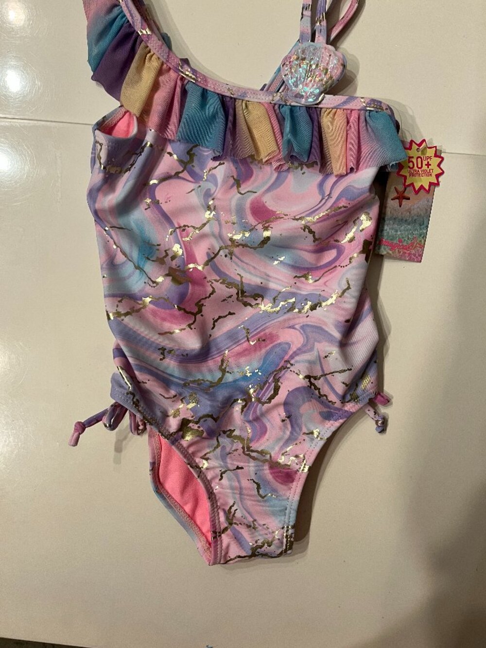 One piece swimsuit by bmagical by between (Size 4T / 50+ UPF Protection) NWT